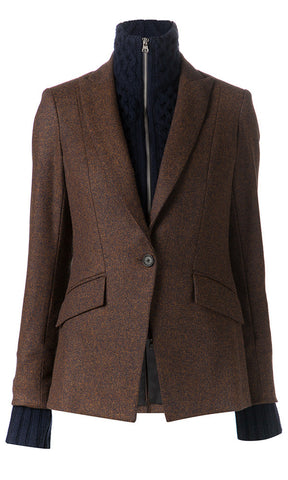 PEAK LAPEL JKT W/ UPSTATE